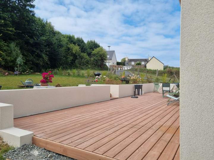 Création terrasse Guingamp