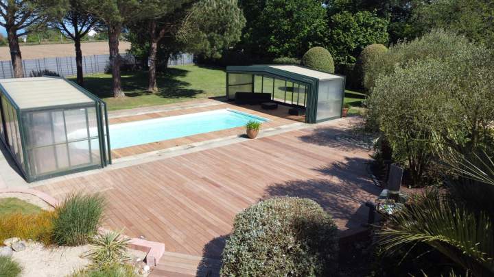 Terrasse en bois à Paimpol